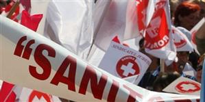 Sindicaliştii din Sănătate, protest în faţa Ministerului Muncii: Sunt diferenţe la grila de salarizare