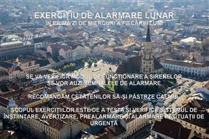 Sună alarmele la Cluj! ISU continuă exercițiile lunare de alarmare
