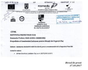 Neînţelegeri mari în comunicarea oficială dintre CJ Cluj şi Prefectura Cluj. Cine are dreptate DOCUMENTE