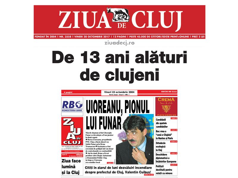 ZIUA de CLUJ, de 13 ani alături de clujeni