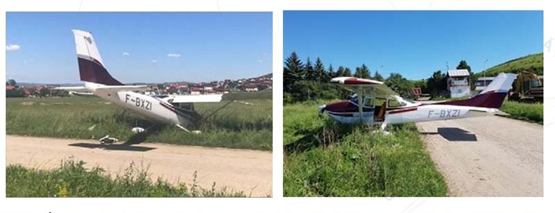 Ancheta finalizată în cazul incidentului aviatic de pe Aerodromul din Cluj. O aeonavă a aterizat pe taluz