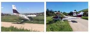 Ancheta finalizată în cazul incidentului aviatic de pe Aerodromul din Cluj. O aeonavă a aterizat pe taluz