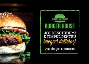 Burger House se extinde cu o nouă locație în VIVO! Cluj-Napoca (P)
