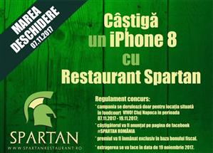 Specialităţile Spartan pot fi savurate în VIVO! Cluj-Napoca (P)