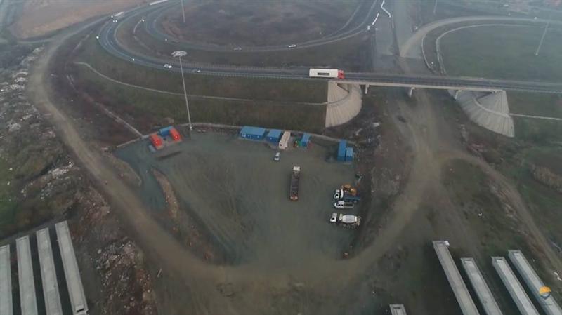 Şantierul care leagă autostrăzile din jurul Clujului FOTO/VIDEO