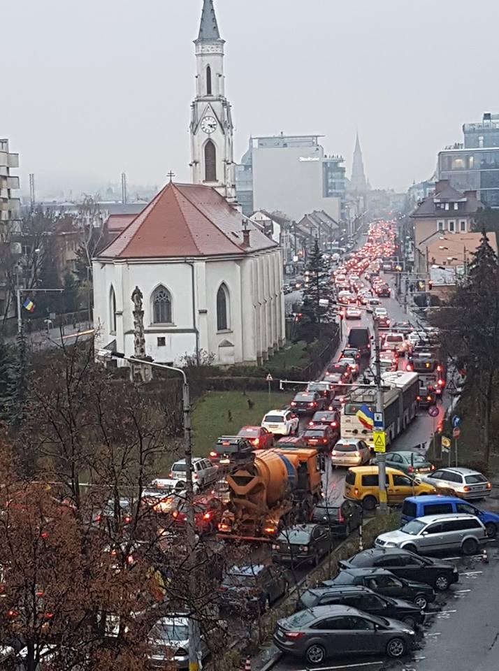 IMAGINE cât 1000 de cuvinte pentru TRAFICUL din Cluj
