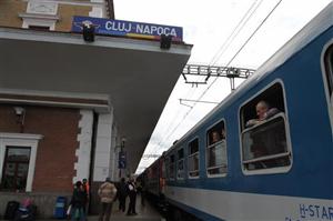 Modificări în traseul trenului Budapesta, ce trece şi prin Cluj