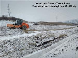 Ultimele finisaje pe un lot al autostrăzii Sebeş - Turda FOTO