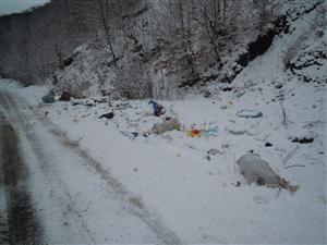 10 tone de gunoi au lăsat clujenii după ei pe drumul dinspre Tarniţa FOTO