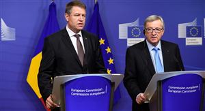 Iohannis, întâlnire cu Juncker, după criticile CE privind reforma Justiţiei
