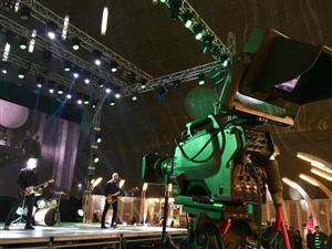 Eurovision în Salina Turda. Repetiții pe scena montată la 90 de metri adâncime  FOTO
