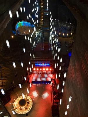 Eurovision 2018. Scena din Salina Turda, gata pentru competiție  FOTO