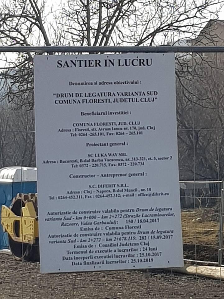 Noi promisiuni pentru centura ce leagă Floreştiul de Cluj. Ce spune primarul Şulea
