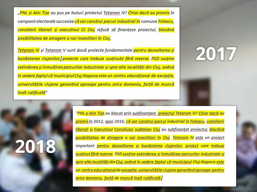 S-a terminat imaginația la PSD Cluj. Comunicate de presă copy-paste :))
