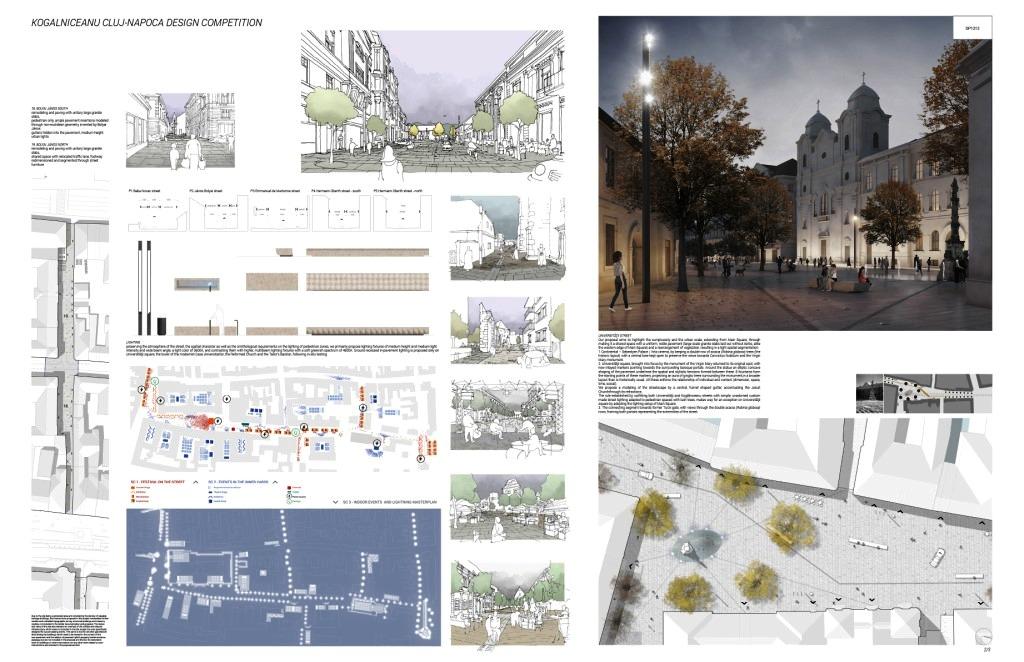 Cum vor arăta strada Kogălniceanu și încă opt artere din centru. Pietonal și shared space, zero locuri de parcare