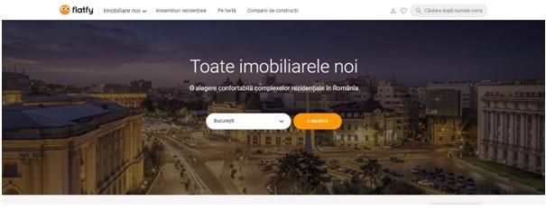 Motorul de căutare Flatfy a lansat  un catalog de imobiliare noi