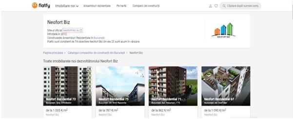 Motorul de căutare Flatfy a lansat  un catalog de imobiliare noi