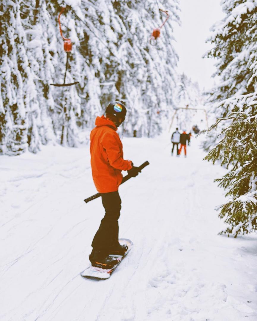 FOTO: Weekend la ski. Peisaje uimitoare pe pârtiile din Cluj