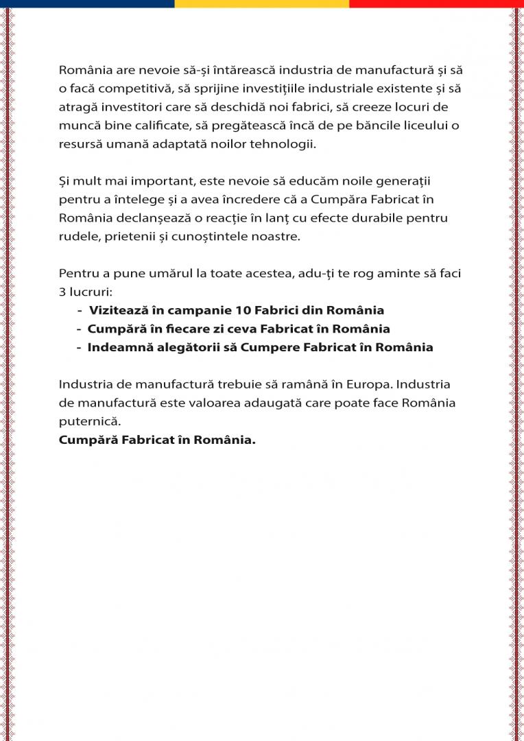 Cumpără Fabricat în România