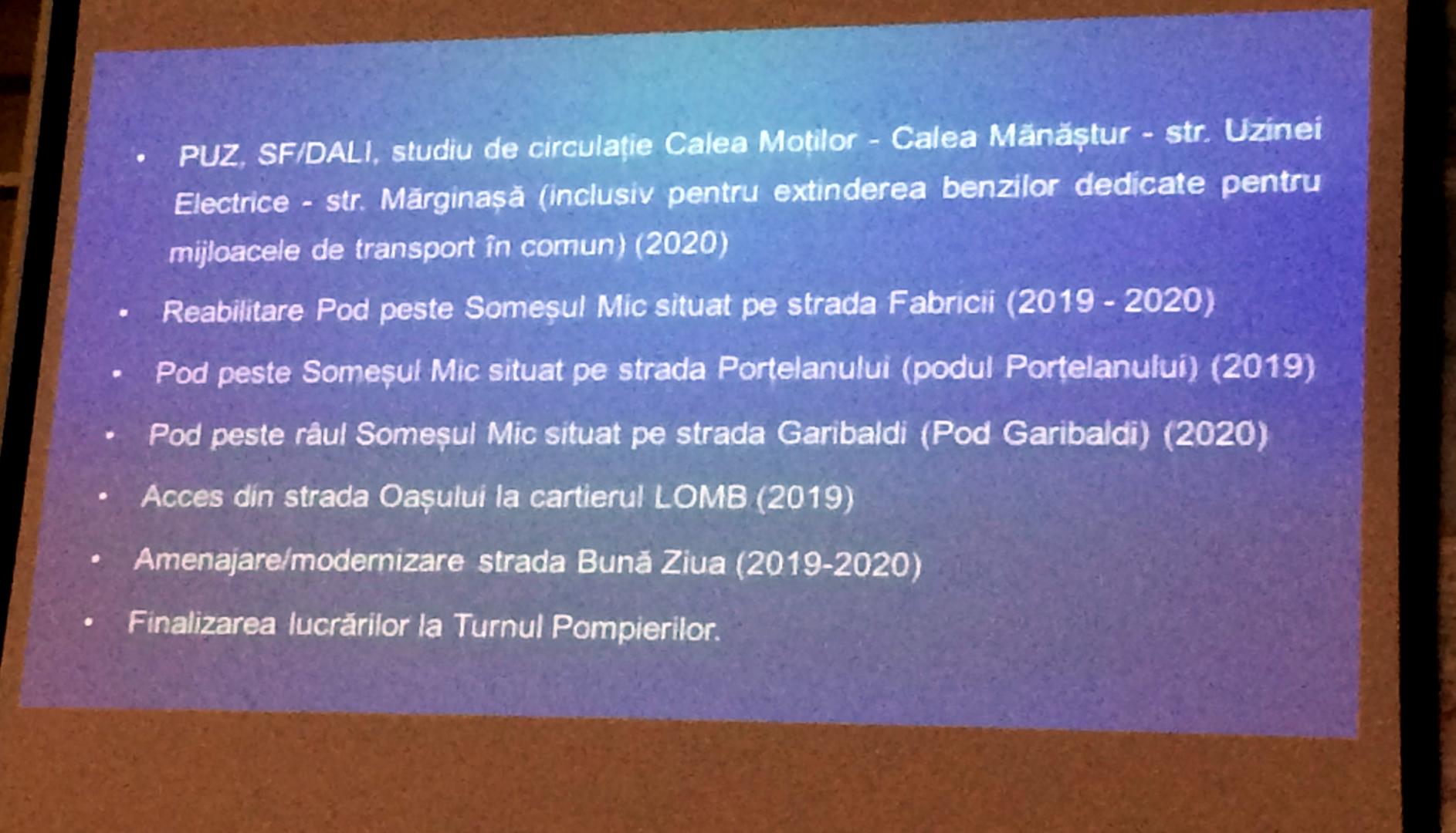 Ce proiecte finalizează Primăria Cluj până în 2020? Pe listă: parking-uri, poduri, parcuri. Ce se întâmplă cu Centura Metropolitană