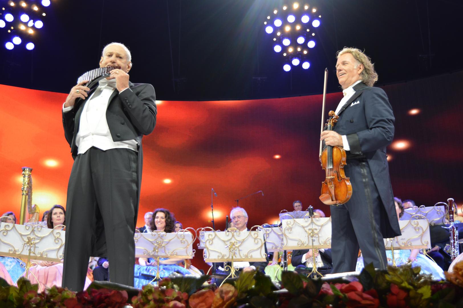 Rieu și Zamfir s-au suit în dealul Clujului