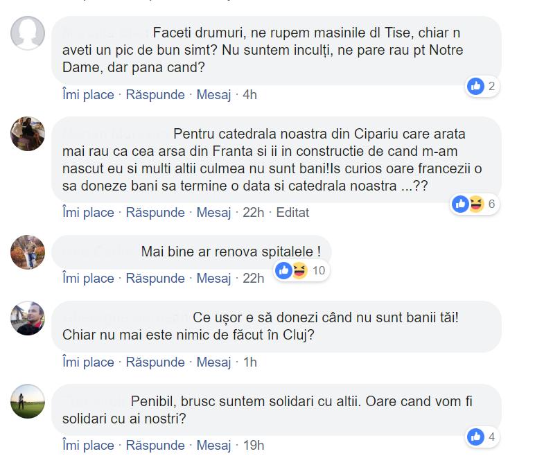 Donația de 100.000 de lei a CJ Cluj pentru Catedrala Notre-Dame, constestată de clujeni