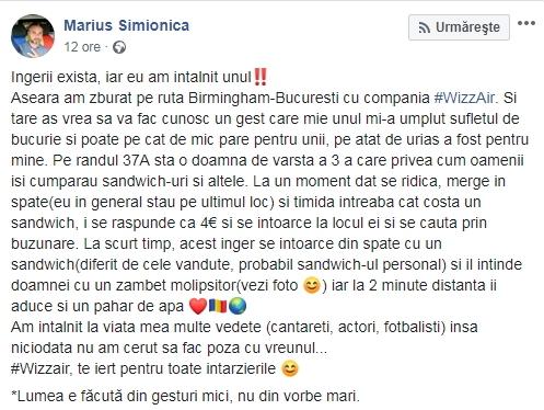 Stewardesă din Cluj, îngerul din avion