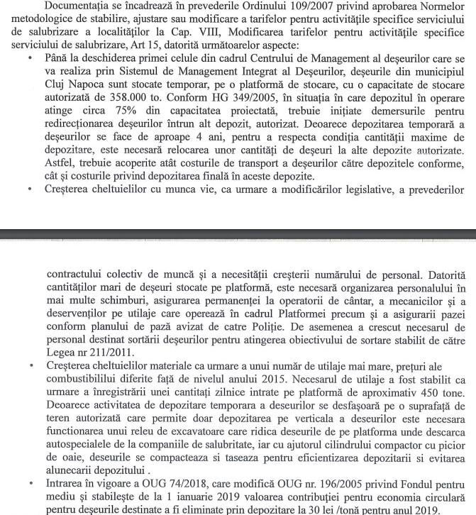 Crește prețul pentru depozitarea gunoaielor la Pata Rât
