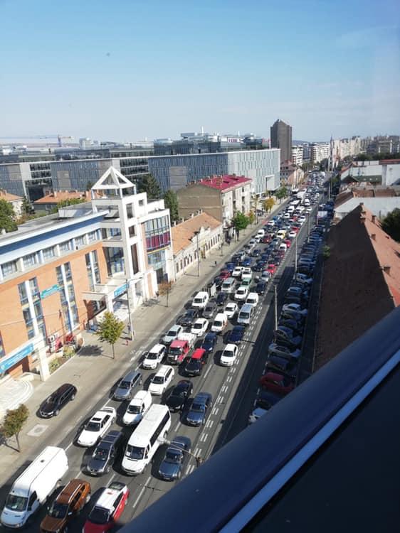 Cod roşu de trafic la Cluj