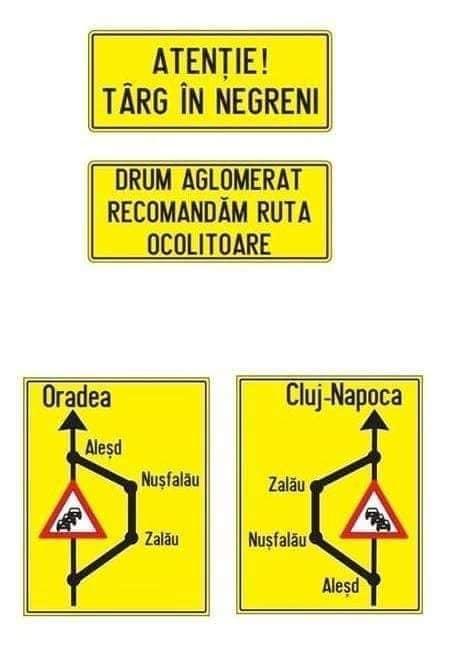 Târgul de la Negreni. Rute ocolitoare pentru evitarea aglomerației