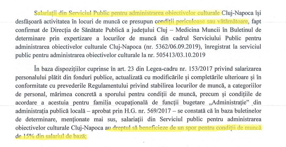 Salarii mai mari cu 15% pentru angajaţii Primăriei Cluj. Spor de periculozitate pentru munca în birou