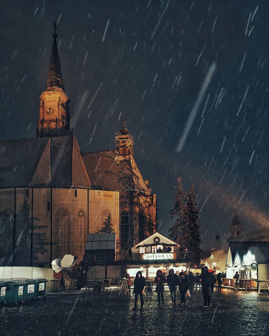 Peisaje de poveste la Cluj, după prima ninsoare. Top 10 fotografii din oraş