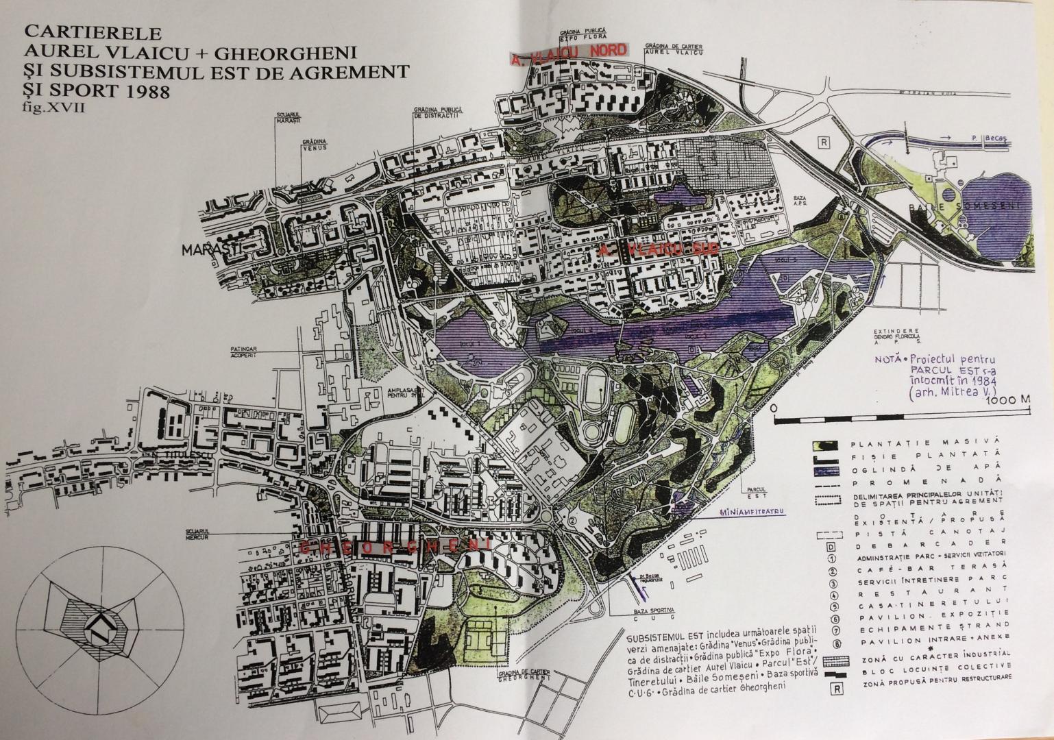 Istoria Parcului Est! Proiectul datează încă din anii ‘60, iar în anii '80 se întindea pe 110 ha, cu pistă de canotaj, ștrand și legătură spre Băile S