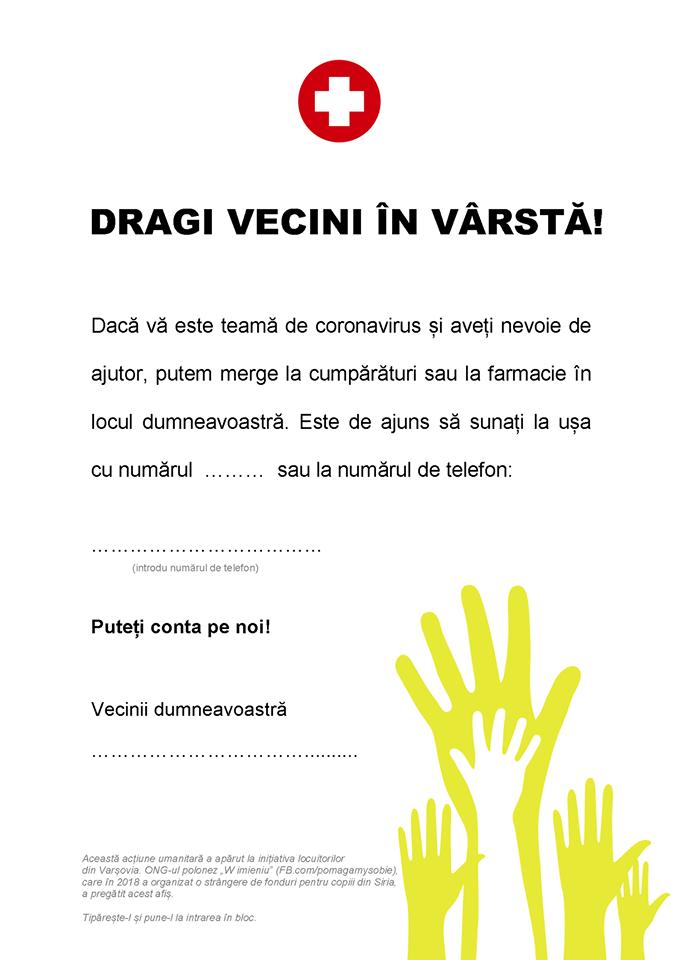 Inițiative de ajutorare a bătrânilor! Tot mai mulți tineri se oferă să facă cumpărături pentru ei