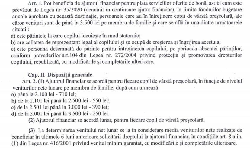 Primăria Cluj dă bani pentru plata bonelor. Cum poţi încasa 710 lei lunar