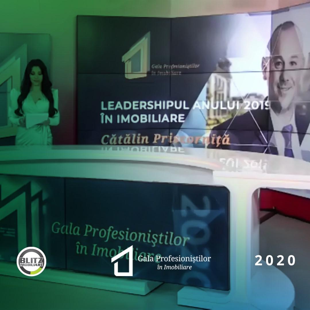 Clujeanul Cătălin Priscorniță, CEO Blitz, a câștigat trofeul pentru ”Leadership-ul anului 2019 în imobiliare”