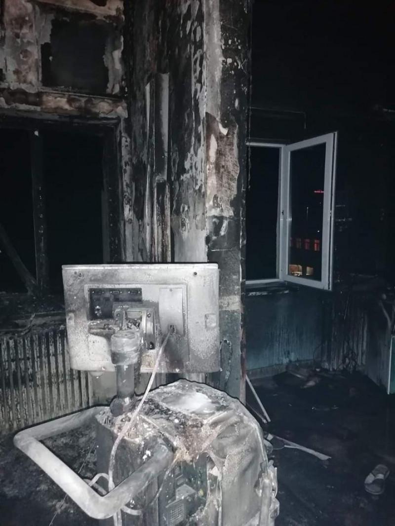 Imagini din INFERNUL de la ATI Neamț. Paturile s-au făcut scrum