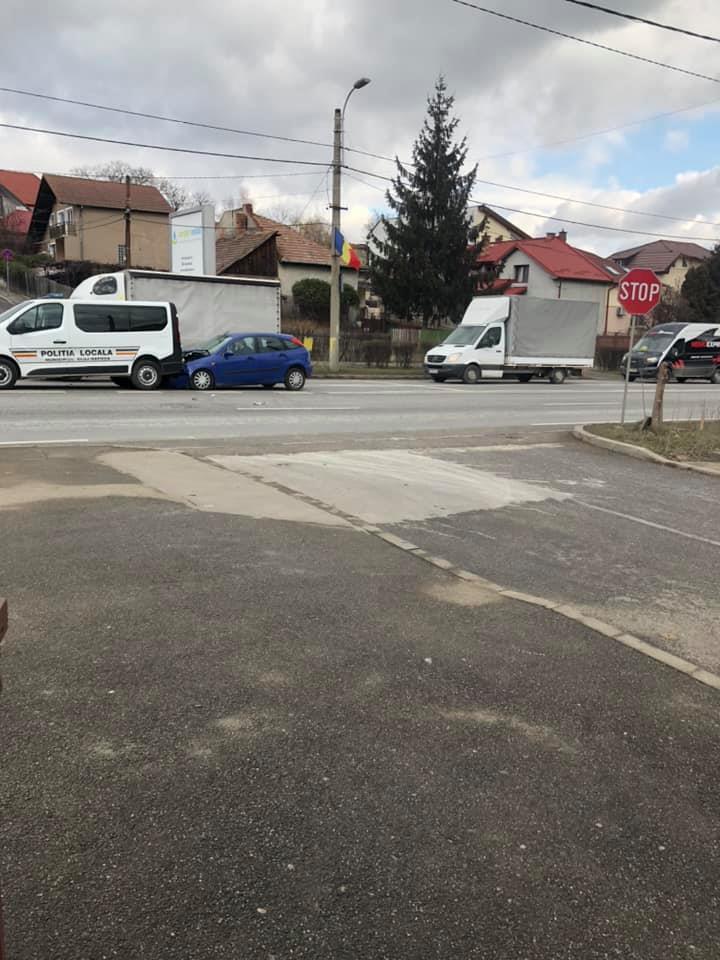 Accident cu Poliția Locală pe Coposu