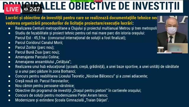 Buget mai mare în 2021 pentru Cluj-Napoca. VEZI ce investiţii se finalizează anul acesta