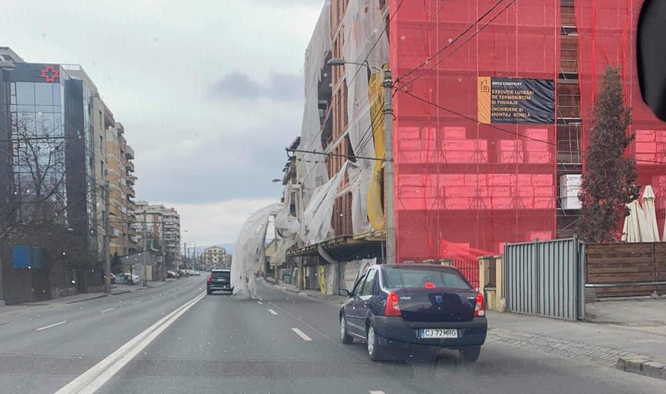 IMGINEA ZILEI. Cum bate vântul pe șantierele Clujului...