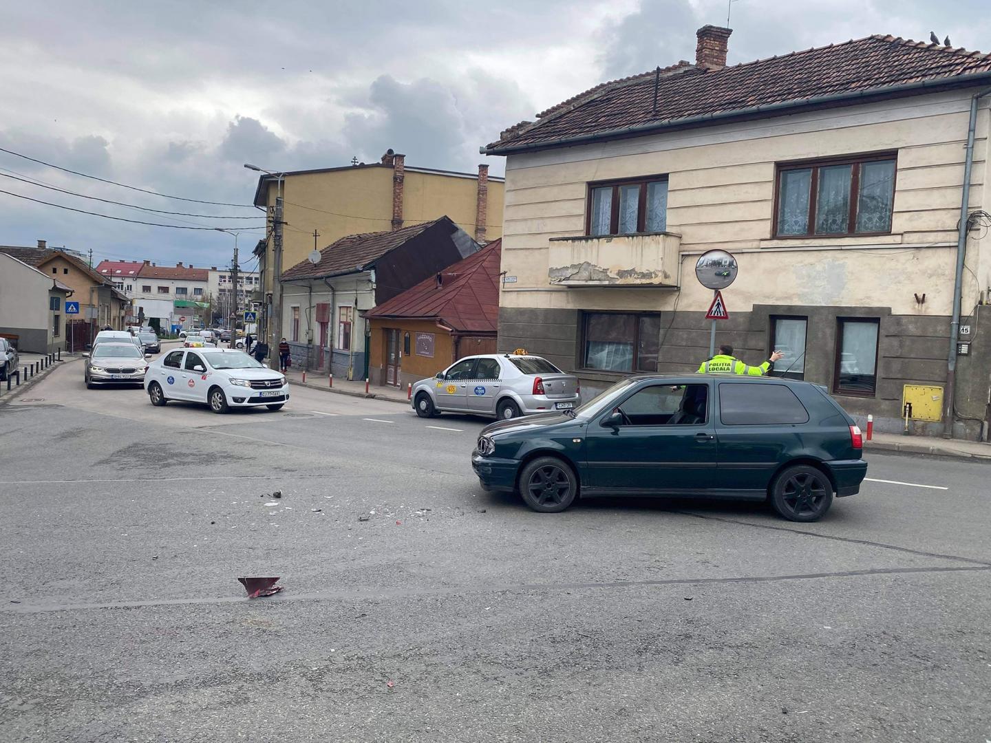 Motociclist lovit de mașină pe Aurel Suciu
