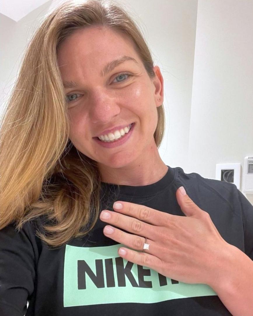 Simona Halep se mărită! Cum arată inelul de logodnă primit de la Toni Iuruc