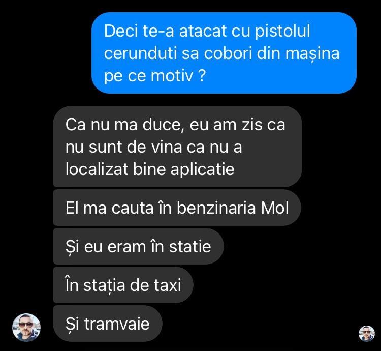 Se întâmplă la Cluj! Un șofer Bolt a amenințat cu pistolul un client și l-a dat jos din mașină