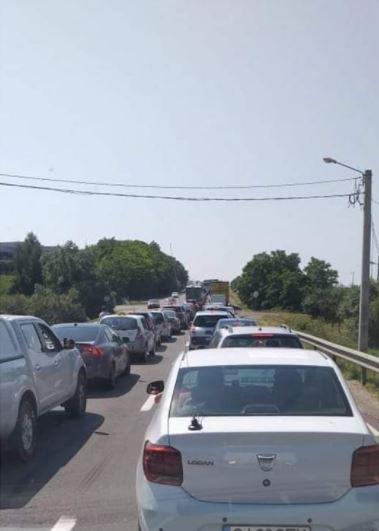 Cluj - Turda, blocat. Nu e accident, doar lucrări la drum...