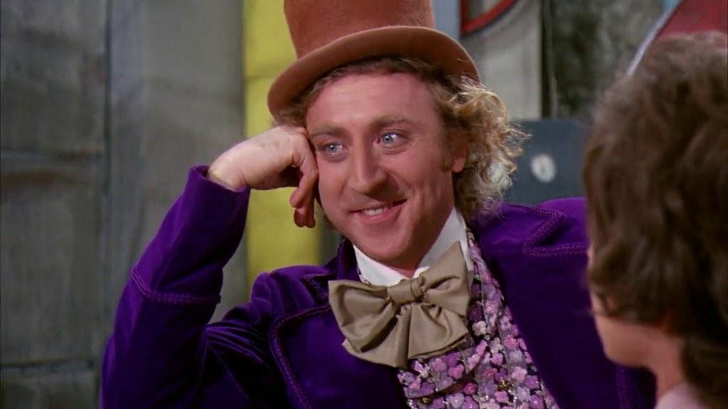 gene wilder in willy wonka and the chocolate factory din 1971