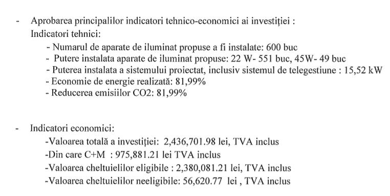 Peste 2 milioane de lei pentru modernizarea iluminatului public din Florești