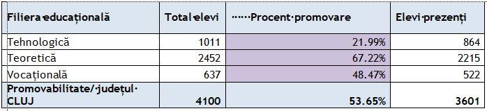 Doar puțin peste jumătate dintre elevi au promovat simularea la BAC. Situația la Evaluarea Națională