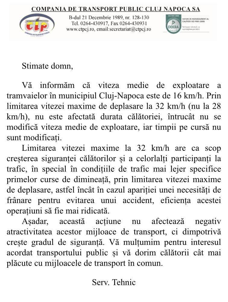 ”Hei, tramvai, cu etaj și tras de cai...” În Cluj-Napoca tramvaiele circulă cu 16 km/h