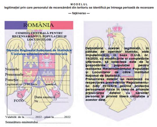 Începe recenzarea din casă în casă. Cum vor putea fi identificaţi recenzorii