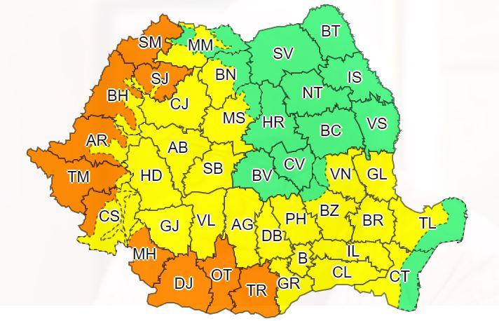 Avertizare de CANICULĂ la Cluj. Temperaturile vor urca spre 40 de grade